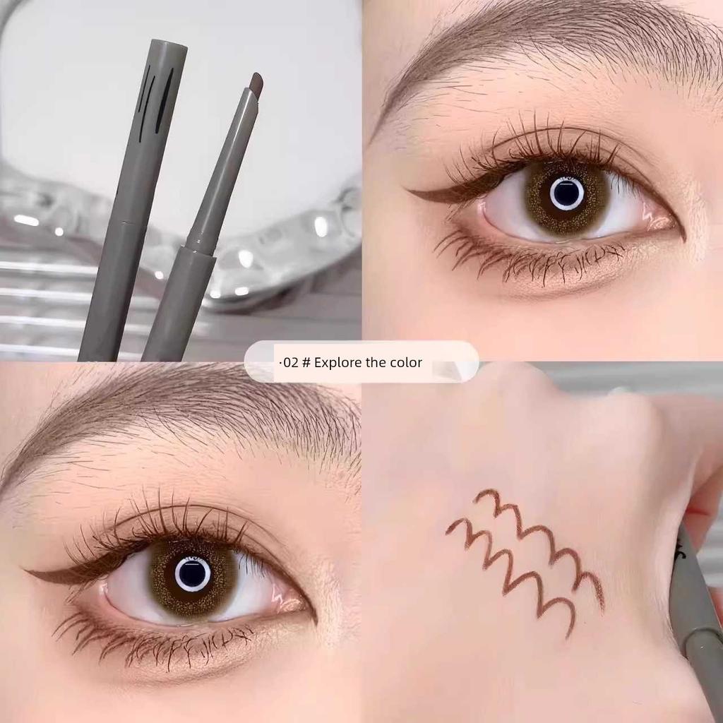 [Waterproof] Korean Style Young Adult Easamia Double-Headed Eyeliner Not Smudge Waterproof Sweat-Proof Long-Lasting Very Fine