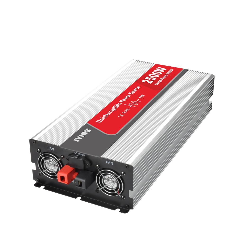 Modified Sine Wave 2500W 12V To 220V UPS Inverter for Car/Home/Solar with Charging Capability