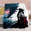 Naruto Anime Flanelldecke - Weich Warm Perfekt für Sofa, Bettwäsche Camping Reise Büro Heimdekor -QJY