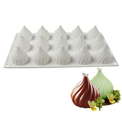 Molde de silicone para bolo, molde para decoração de fondant, ferramenta para pasta de goma de açúcar, molde para mousse de chocolate 3D