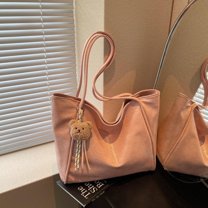 Casual large-capacity bag women's new fashion versatile shoulder bag high-end portable tote bag