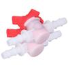 2Pcs Flow Control Valve Water Stop Controller Regulator ABS Switch Accessory Set Kit 10mm   0.39in
