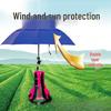 Dual-Shoulder Hands-Free Folding Sunshade Umbrella