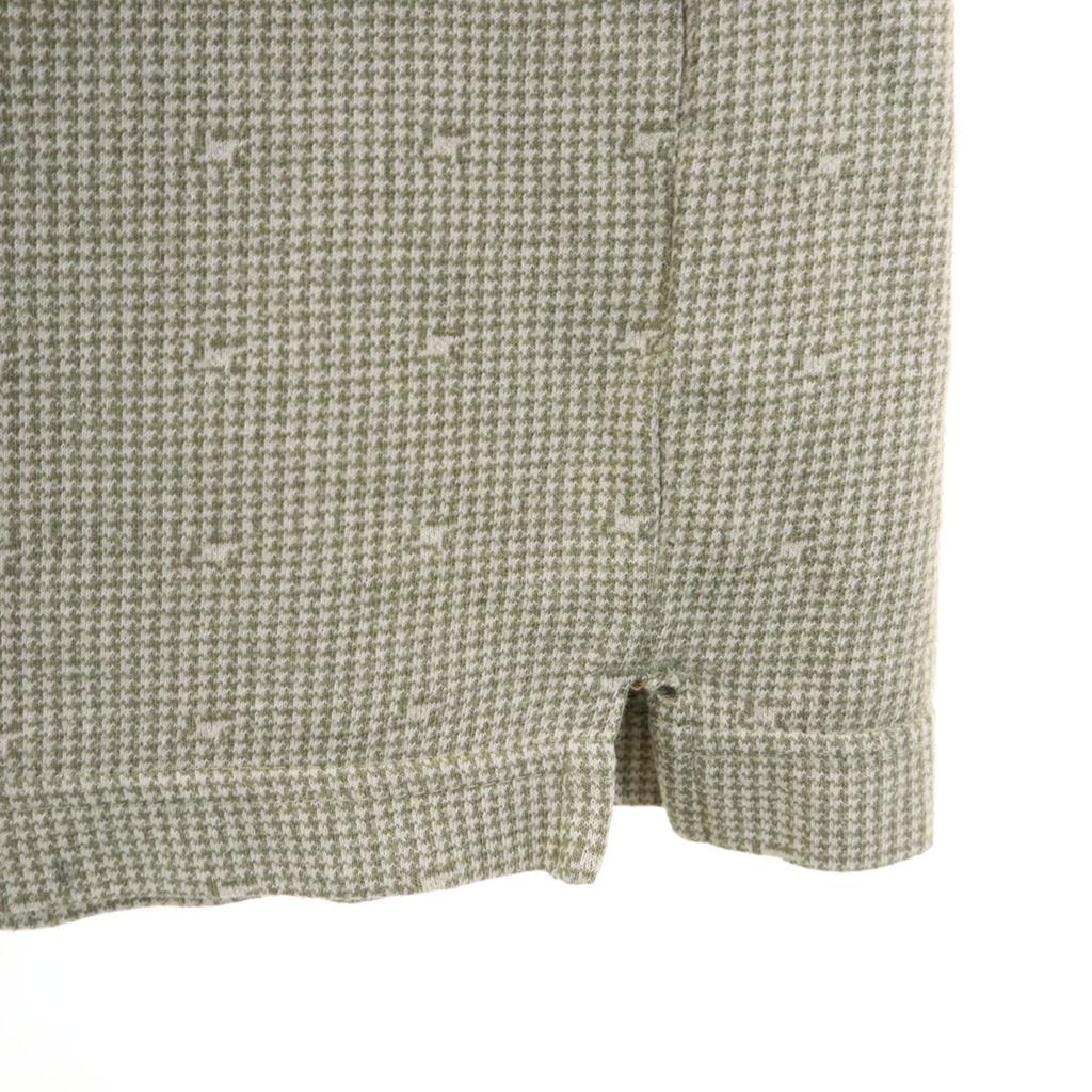 Puritan 90s Old Overall Handle Short Sleeve Polo Shirt L Ash Brown Men's Used