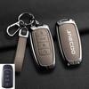 Car Remote Key Case Cover For Omoda JAECOO J7 J6 J7 J8 Phev 2025 2024 2023 Ruigu 9 Zinc Alloy Leather Auto Keychain Accessories