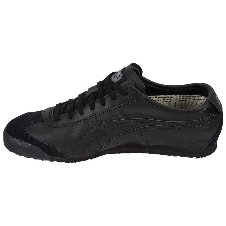 ONITSUKA TIGER Mexico 66 Suede Retro Sports Slip Resistant Durable Lightweight Low Top Casual Shoes Unisex Sneaker Black D4J2L-9090