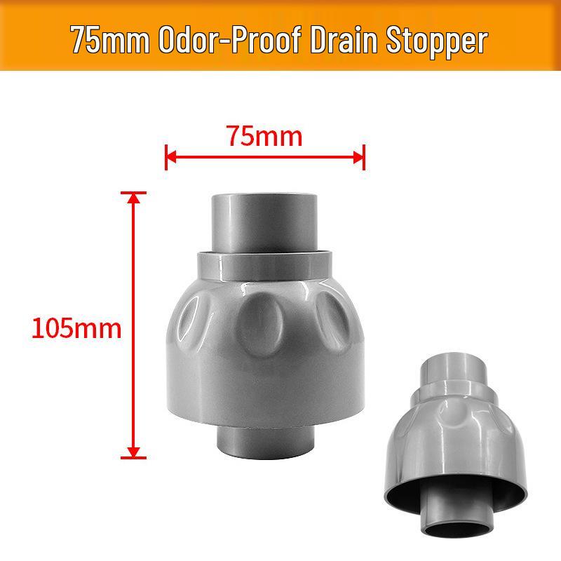 Universeller Küchen- & Badezimmer-Ablaufkorb-Filter - Geruchshemmendes T-Stück-Ablaufzubehör