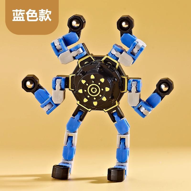 Transformable Fidget Spinner Mechanical Chain Stress Relief Toy for Kids and Adults
