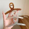 Plastic Transparent Large Size Hair Claw Fashion Ladies Hair Clips Women Hair Accessories Headwear Ponytail Hairpins Headwear
