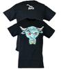 The Rock Blue Brahma Bull Logo Mens Black T-shirt
