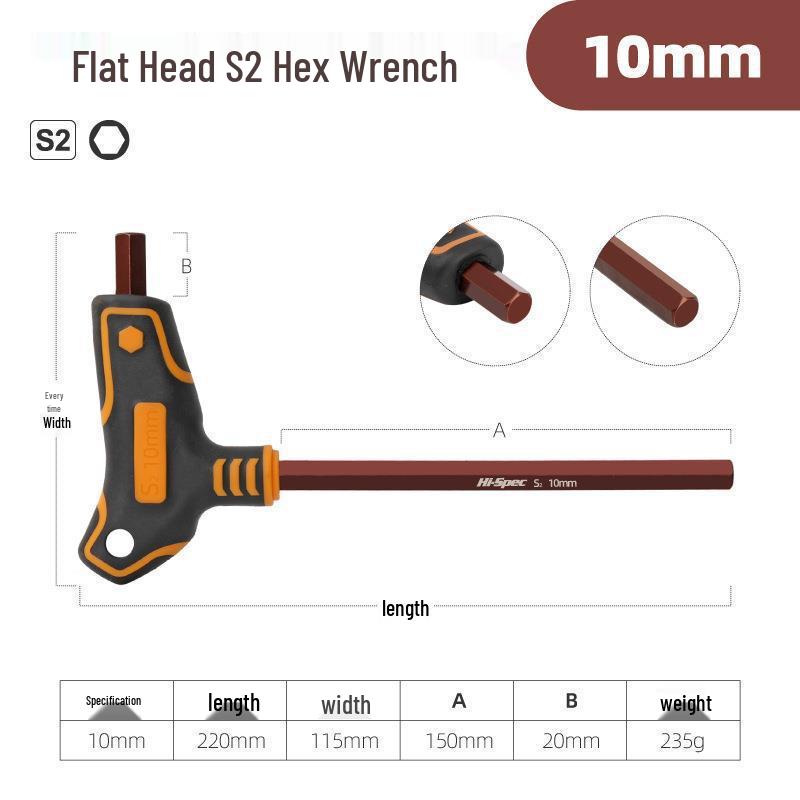Torx Hex Key Set: L-Shaped Six-Point Wrenches