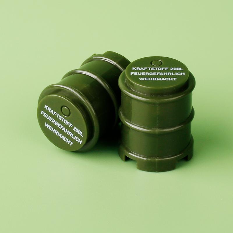 WW2 Military Oil Drum Fuel Tank War Scene Soldiers SWAT Figures Accessories Sandbag Bricks Toys Compatible Children Gift