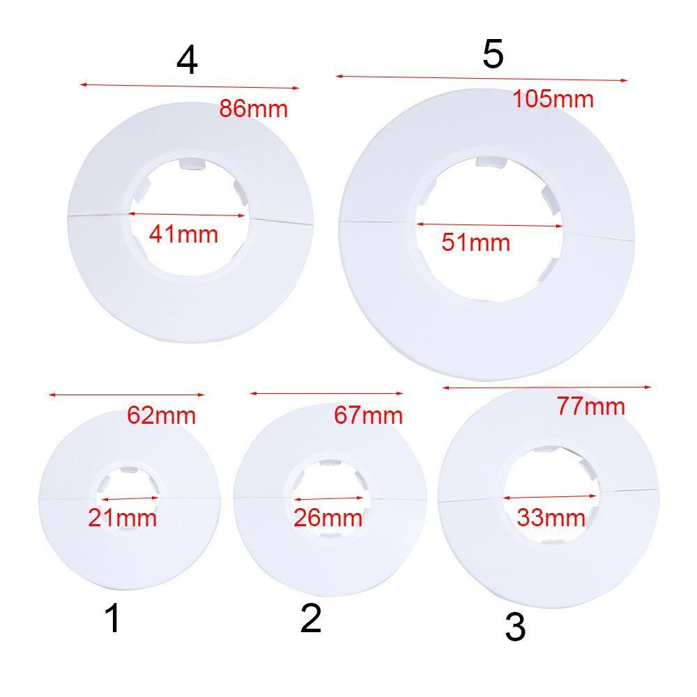 1Pc Plastic Faucet Decorative Cover Practical Shower Water Pipe Wall Covers Kitchen Faucet Accessories Useful Faucet Decor