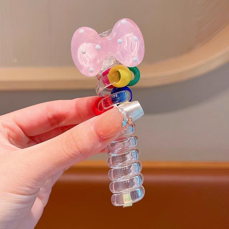 Moda perłowa prosta linia telefoniczna opaska do włosów damski wysoki kucyk artefakt temperament bańka warkocz artefakt włosów głowa liny akcesoria do włosów