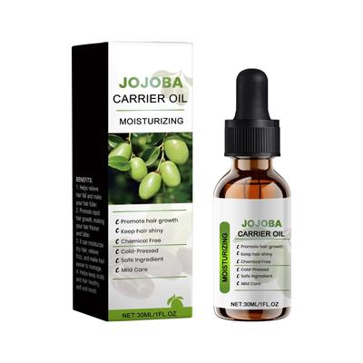Jojoba Oil Moisturizing Oil For Face Hair Skin And Nails Organic Jojoba Oil Premium Oil For Skin And Hair Anti-Aging Oil Cold And Hexane Free 30ML
