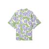 Nike Camicia da Uomo Naomi Osaka Stampa Floreale Bottoni Scollo Quadrato Manica Corta Giallo Verde DX1846-386