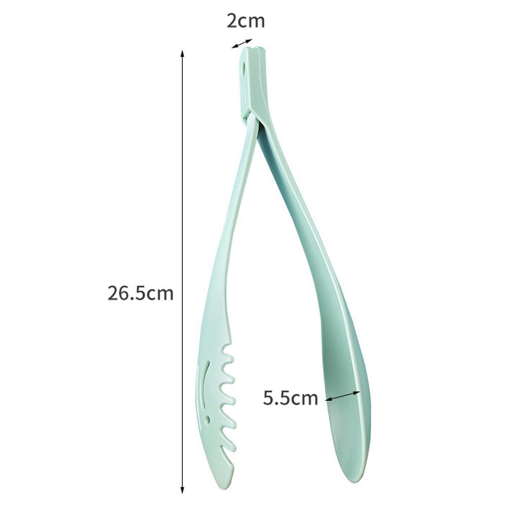 3-in-1 Food Tongs,Household Heat Resistant Food Clamp for Cooking,Multi-Functional Leaky Spoon for Fondue Kitchen Supplies