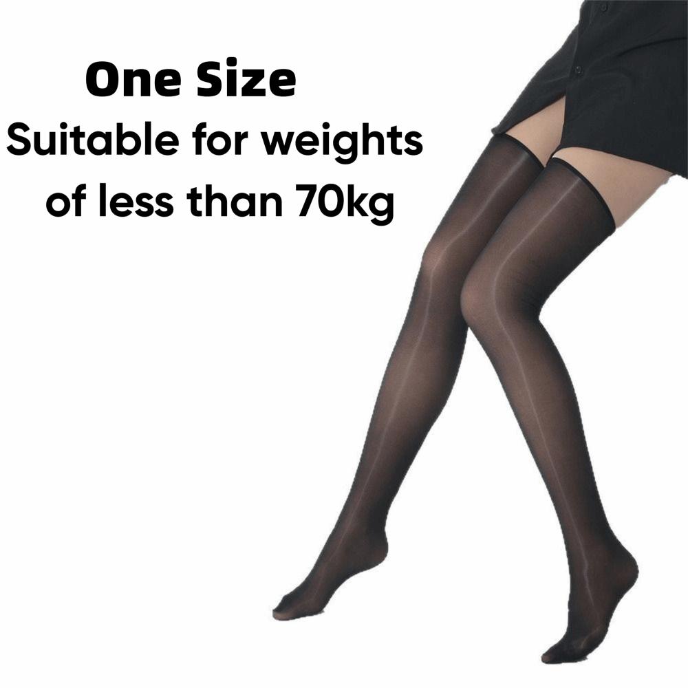 Shiny Oil Gloss Glossy Stockings High Waist Over Knee Long Socks Sexy Women Tights  Party