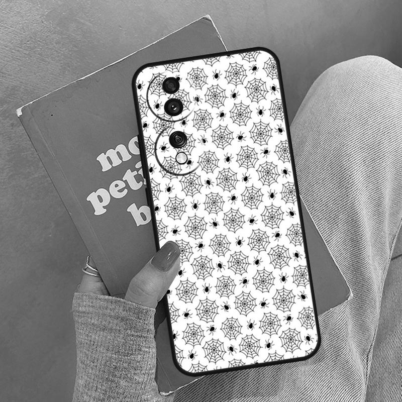 Spider Web Head Mask Case For Honor Magic 8 5 6 7 Pro Cover For Honor 400 200 Lite 50 70 90 X8a X8b X9a X9b X9c