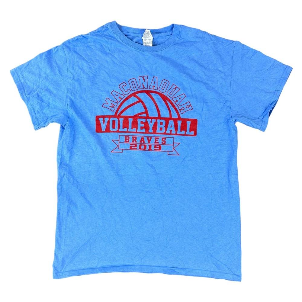 

Graphic Print T-shirt 00S Blue Mens XL