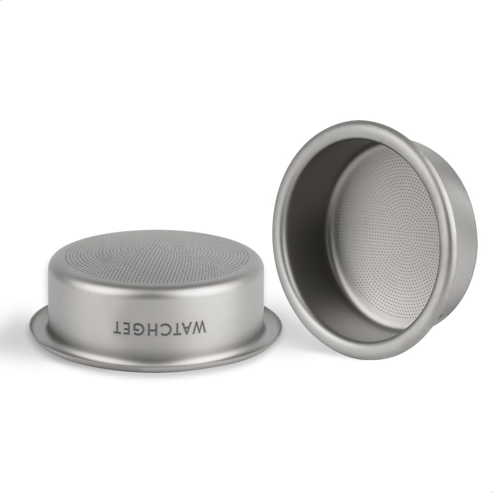 watchget 58mm Espresso Filter Basket, 18-20g Titanium Fritter Basket for Fast and Precise Extraction, Fits Most 58mm Portafilters