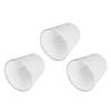 3Pcs Small Lamp Shades E14 Bright Surface Thin Lightweight High Transmittance Safe Design Table
