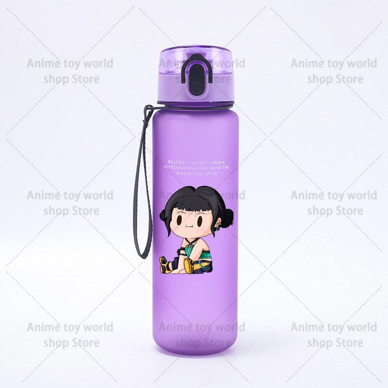 KPop Demons Hunters Large Capacity Sports Water Bottle Motivational Leak Proof Portable Reusable Cups Outdoor Travel Gym Jugs Kid Friendly
