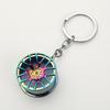 Tire Keychain Pendant Lightweight Metal Keychain Portable Creative Wheel Hub Design