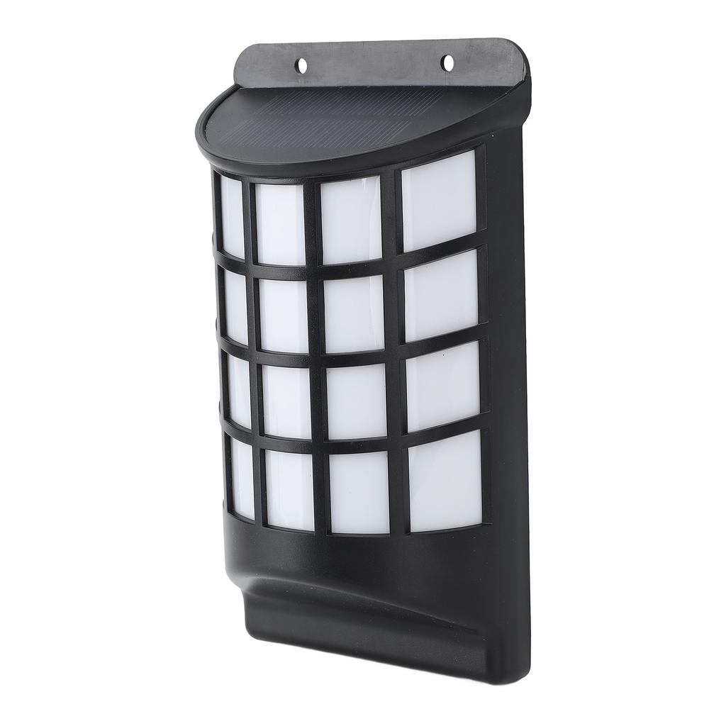 Solar Flame Wall Light Decorative LED Outdoor Wall Lamp IP65 Waterproof Rechargeable Garden Wall Lantern for Courtyard