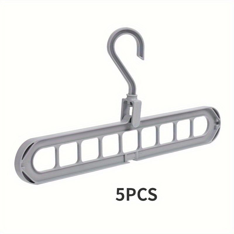 9-Hole Clothes Hanger Organizer - Space-Saving Foldable Magic Hanger for Shirts, Pants & Scarves