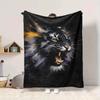 1pc Tiger Pattern Soft & Warm Polyester Knit Blanket, Digital Printed, All-Season Throw for Napping, Traveling, Sofa yy250906012