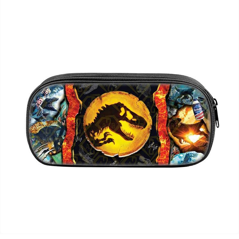 Jurassic World 3 Pencil Case With Nylon Material For Students And Kids