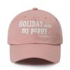 EXPRESS HOLIDAY My Puppy Ball Cap_Dust Pink