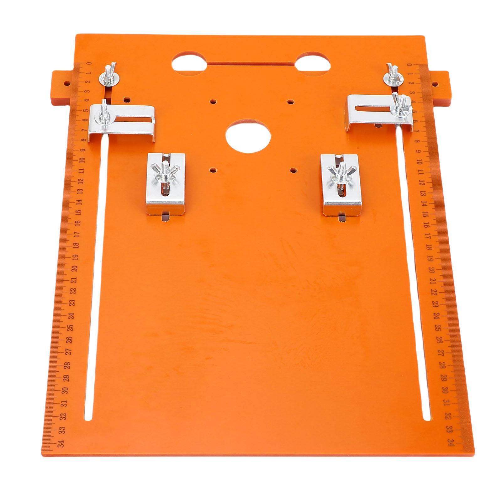 

Основа для циркулярної пили 28x38см Вставна пластина для фрезерного столу з чітким шкальним маркуванням для деревообробки