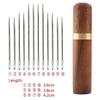 12Pcs/set Stainless Steel Needle for Sewing Household Threading Apparel Manual DIY Jewerly Beading Needles Big Hole Blind Needle