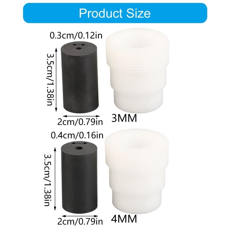 Boron Carbide High Wear Resistance Sandblasting Nozzle Includes Rubber Sleeve For Enhancing Sealing Improve Efficiency