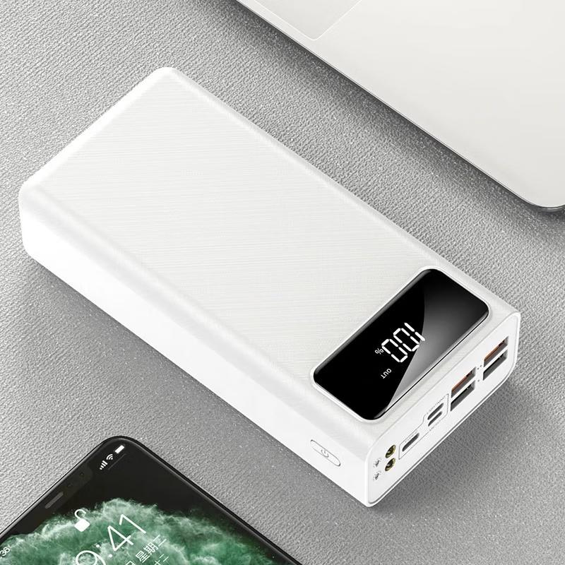 Yuanzu 60000mAh Fast Charging Power Bank with Built-in Cables