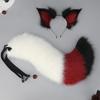 Cute Fox-Anime Beast Tail Handmade-Fox Ear Headband Lovely-Fox Tail Themed Party Costume Cosplay Props for Festivals