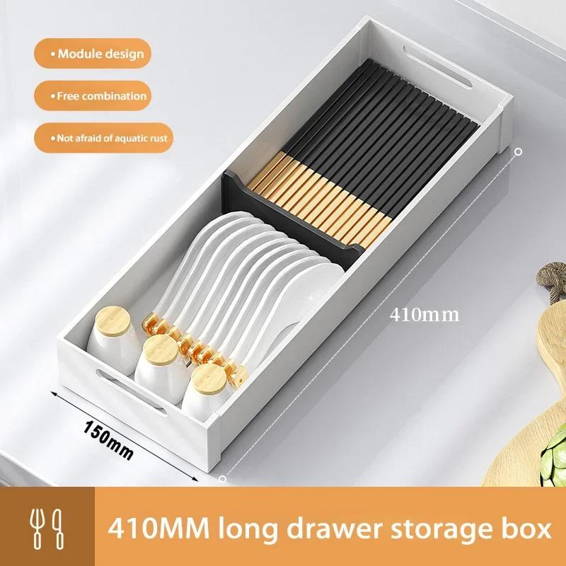 for Spoon Fork Knives Large Silverware Drawer Storage Utensils Oraganizer Dishes Separator Adjustable Flatware Cutlery Holder