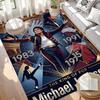 Custom Name Personalized Michael Jackson POP Print Carpet, Versatile Home Decor Rug, for Playroom, Apartment, Balcony, Entryway, Hallway Gift