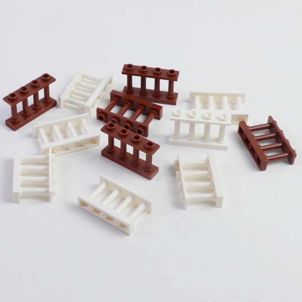 20PCS DIY Fence Railing Compatible Model Building Block Accessories Basic Components for House Garden Gift Toy Parts Compatible