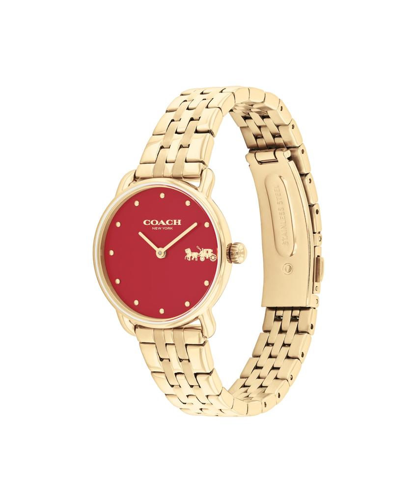 ELLIOT 14504445 Gold Watch [Coach] Women's