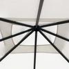 Gazebo 3 X 3 X 2.6 M Cream 160 G M²