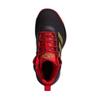 adidas Cross Em Up 5 Breathable Mid Top Vintage Basketball Shoes Black Red Gold Kids' FZ1475