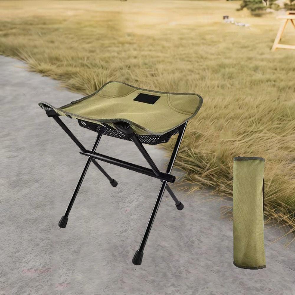 Moisture Proof Camping Folding Chair Load Bearing Folding Fishing Chair  Camping Equipment