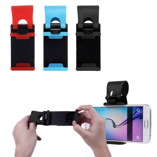 Универсальный автомобильный держатель для телефона на руле — фото 4