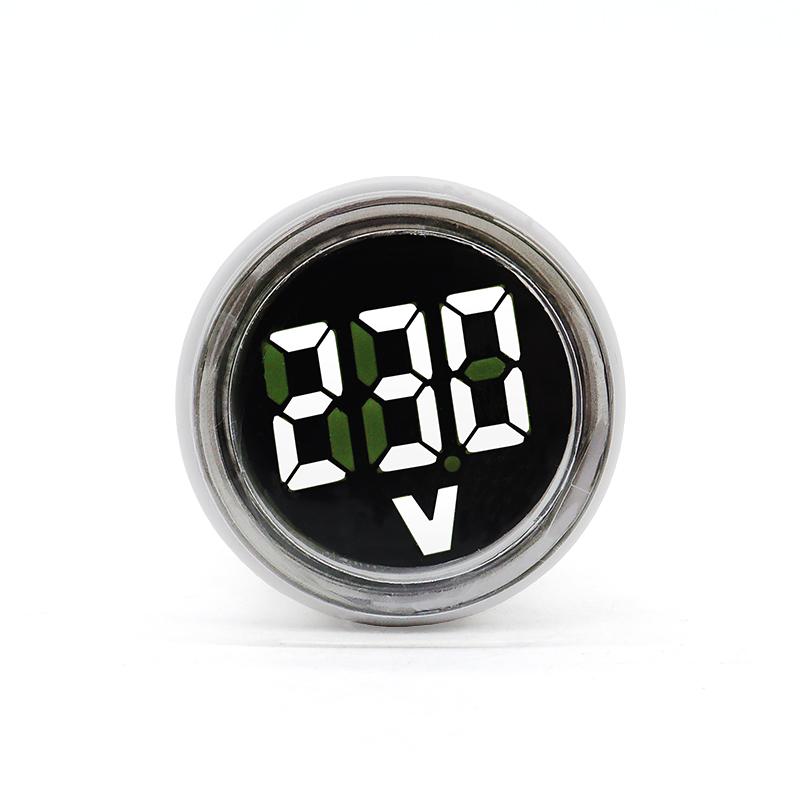 AC50-500V Voltage Meter EU Plug LED Digital Display Voltmeter Indicator Light Pilot Lamp Tester Detector