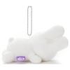 Bruna Sleeping Friend Ball Chain Mascot Rabbit Width 14cm (White) approx.
