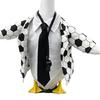 Playfulness Lawn Geese Figure Wearing Stylish Outfit Available In Leopards And Cows Pattern For Outdoor Display