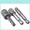 Premium Quality 1socket Adapter Drill Bits Set With Polished Chrome Hex Shank